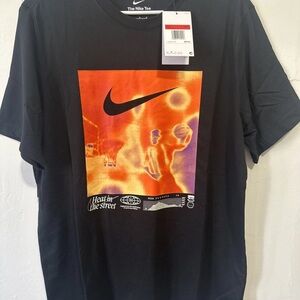 Nike Heat In The Street Black Dri Fit TShirt, Mens Size L- NWT